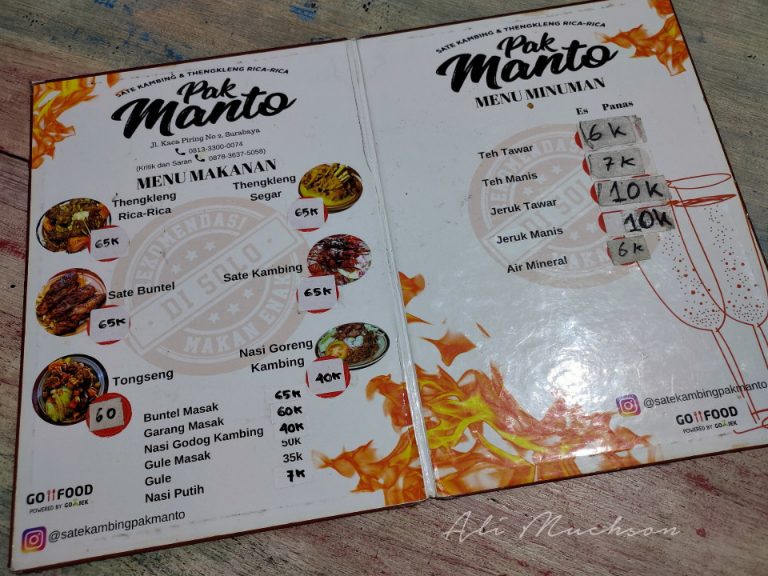 Ingin Cicipi Tengkleng Rica-Rica Pak Manto Tak Perlu ke Solo, Buka