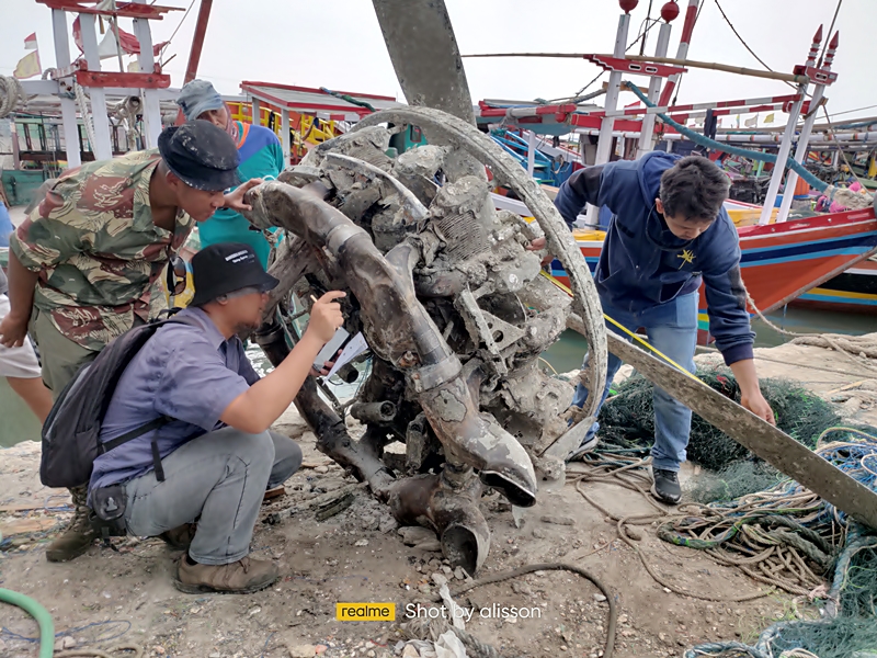 Baling-baling Pesawat Dornier DO.24 yang Jatuh Tertembak 81 Tahun Silam Ditemukan Nelayan Grsik