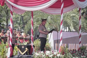 Gelar Upacara Peringati “Hari Juang Polri” untuk Pertama Kalinya di Kota Surabaya