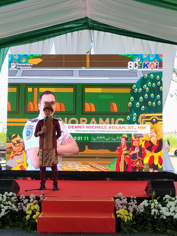 KAI Daop 8 Surabaya Raih Dua Rekor MURI di Usia ke-80