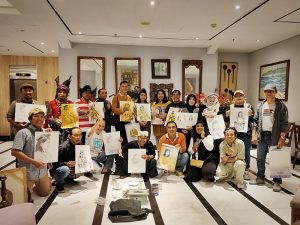 Lomba Lukis “On The Spot” Model Impresi Wanita Pejuang dan Wanita Rakyat