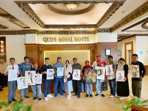 Quds Royal Hotel Surabaya Awali 2026 dengan Even Seni “Painting On The Spot”