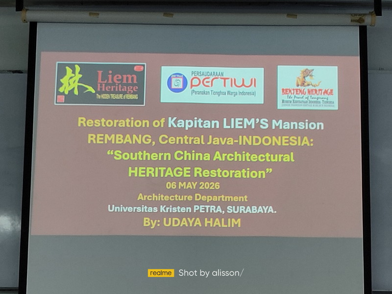 Restorasi Rumah Kapitan Liem Di Rembang, Jawa Tengah: “Menjaga Jejak, Menyulam Ingatan Kolektif”