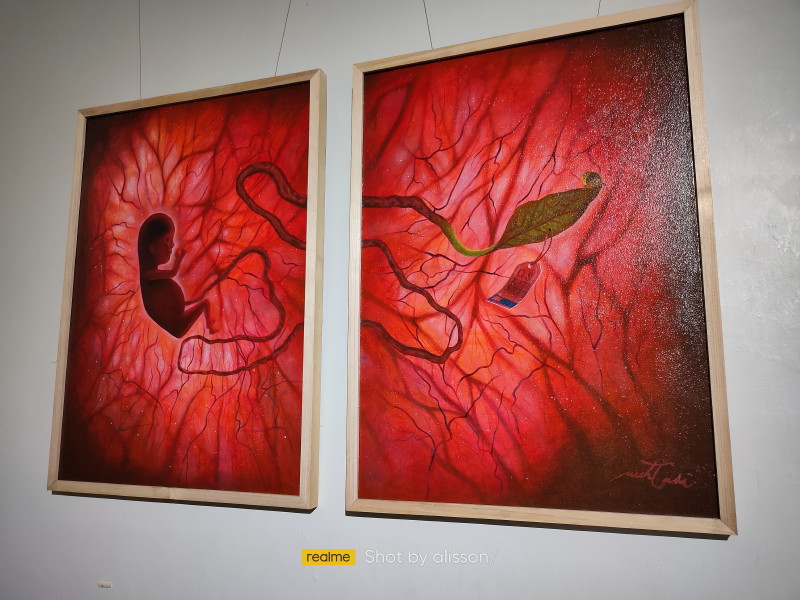 Guru dan Siswa SMK Negeri 12 Surabaya Pameran Lukisan Bersama