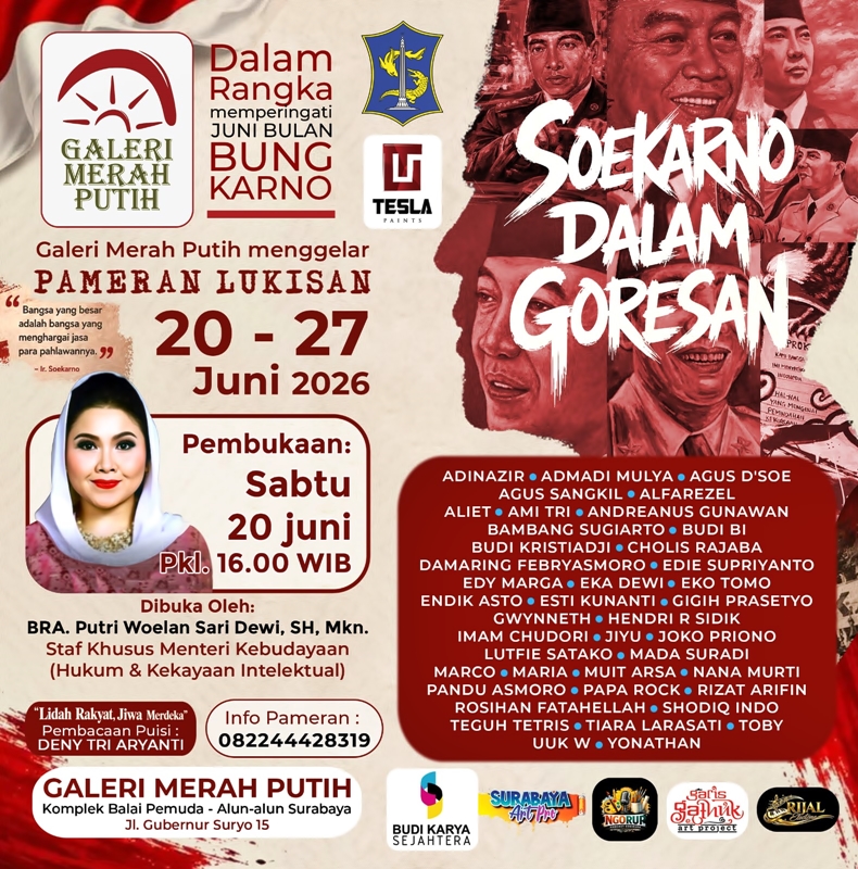 Goresan Kuas Merawat Sejarah: “Soekarno dalam Goresan”