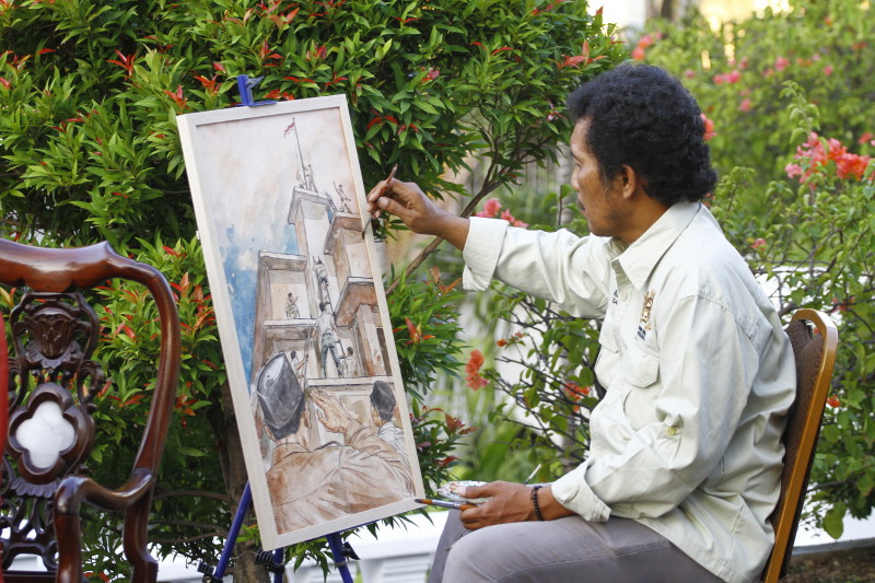 Persembahan Lukisan “Insiden Bendera” dari Roode Brug Soerabaia untuk Hotel Majapahit Surabaya - MGallery Collection di Usia ke-116 Tahun