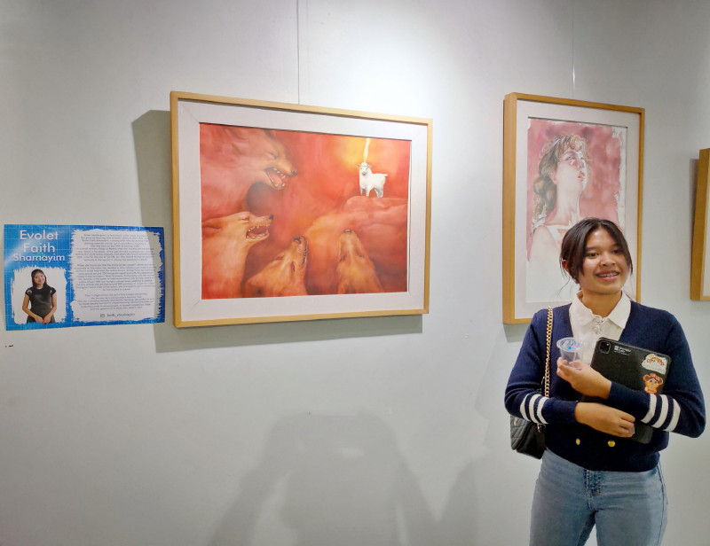 Filosofi di Balik Lukisan Topeng Faith Shamayim: Wounds Made Worthy