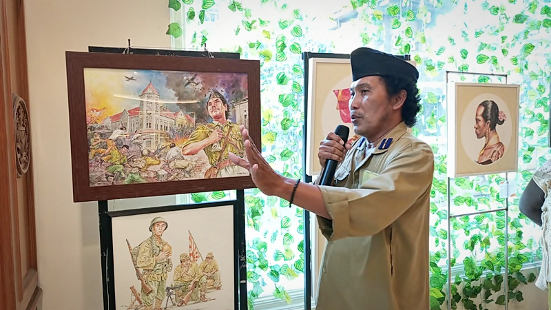 “Bingkai Warna” di Delima Resto & Art Gallery Quds Royal Hotel Surabaya