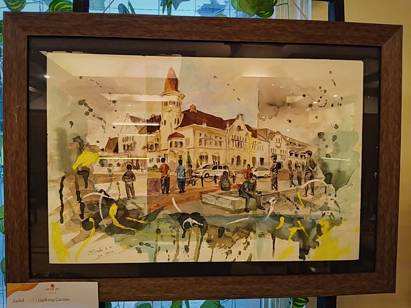 “Bingkai Warna” di Delima Resto & Art Gallery Quds Royal Hotel Surabaya