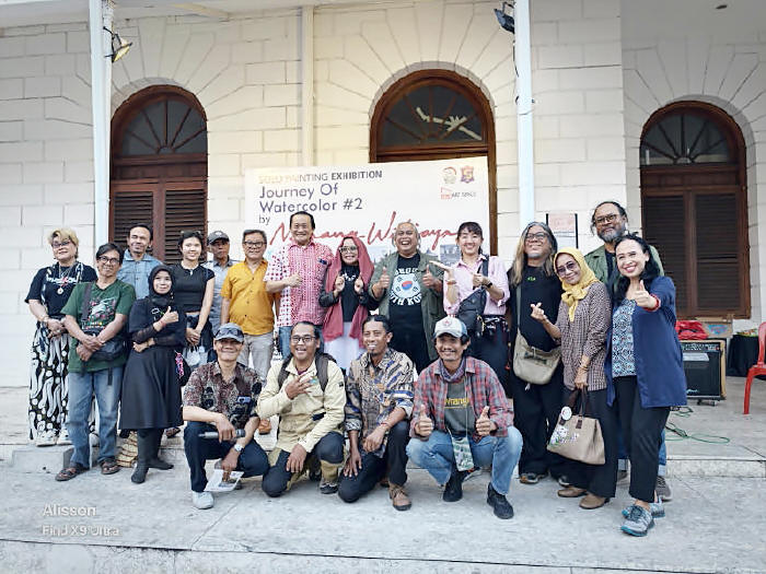 Journey of Watercolor #2: Ketika Perjalanan Hadirkan Kesan Lewat Sapuan Cat Air