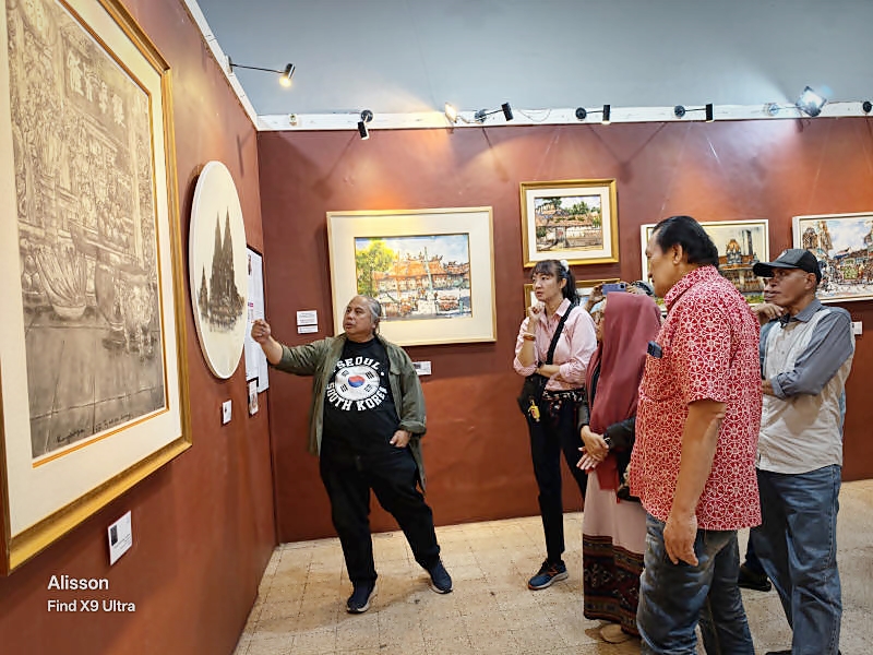 Journey of Watercolor #2: Ketika Perjalanan Hadirkan Kesan Lewat Sapuan Cat Air