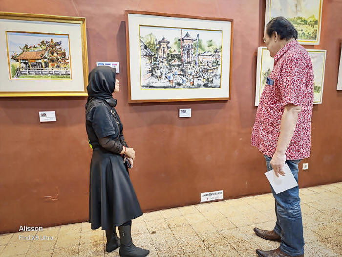 Journey of Watercolor #2: Ketika Perjalanan Hadirkan Kesan Lewat Sapuan Cat Air