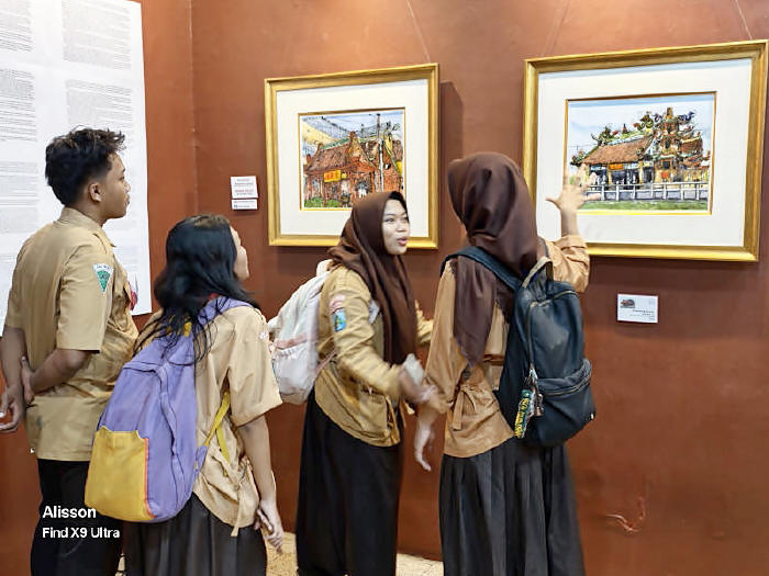 Journey of Watercolor #2: Ketika Perjalanan Hadirkan Kesan Lewat Sapuan Cat Air